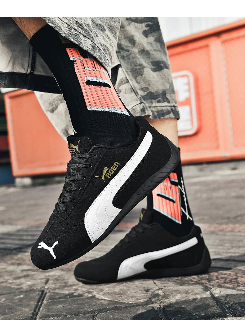 The genuine leather lightweight soft-soled Forrest Gump sneakers are fashionable and versatile low-top sports and casual shoes