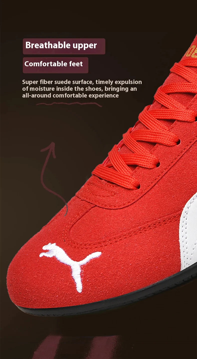 The genuine leather lightweight soft-soled Forrest Gump sneakers are fashionable and versatile low-top sports and casual shoes