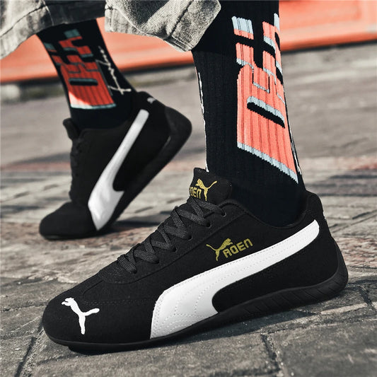 The genuine leather lightweight soft-soled Forrest Gump sneakers are fashionable and versatile low-top sports and casual shoes