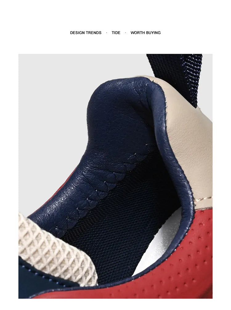 Men Casual Sneakers 2025 Spring New Fashion Gym Sports Leisure Shoes Men's Versatile Thick Sole Height Increasing Walking Shoes