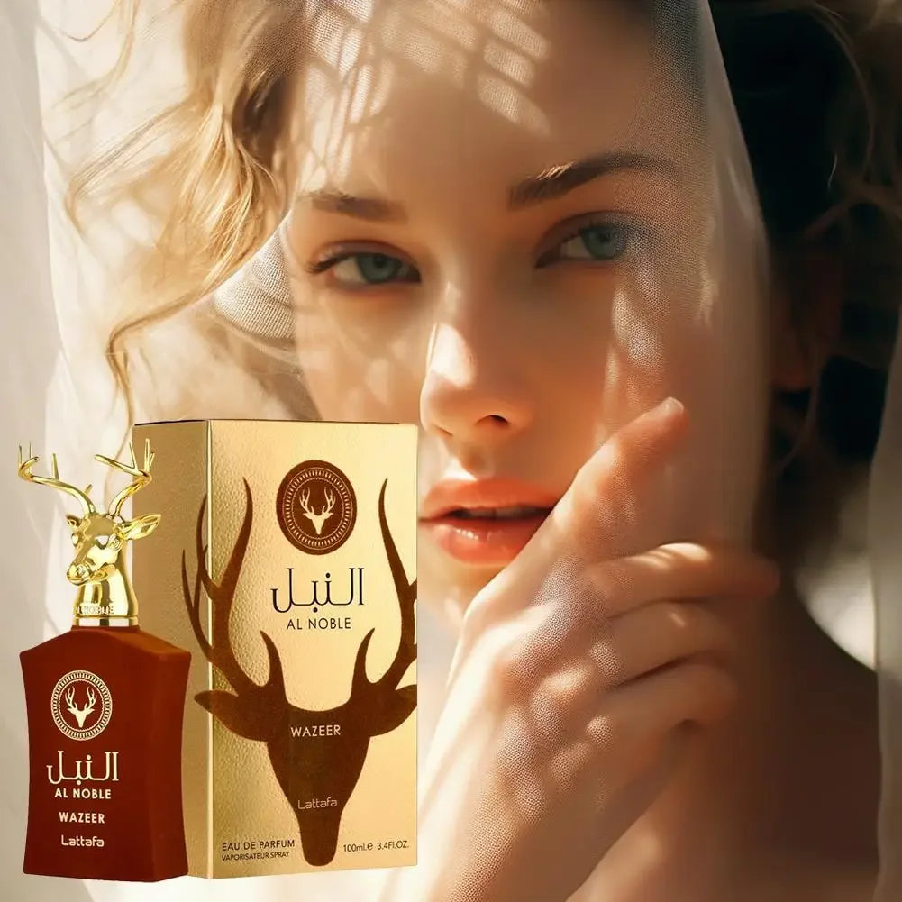 AL NOBLE SAFEER 100ml - Long Lasting Musk Deer Fragrance for Men & Women, Dubai Luxury Scent Oud  Lattafa Parfums