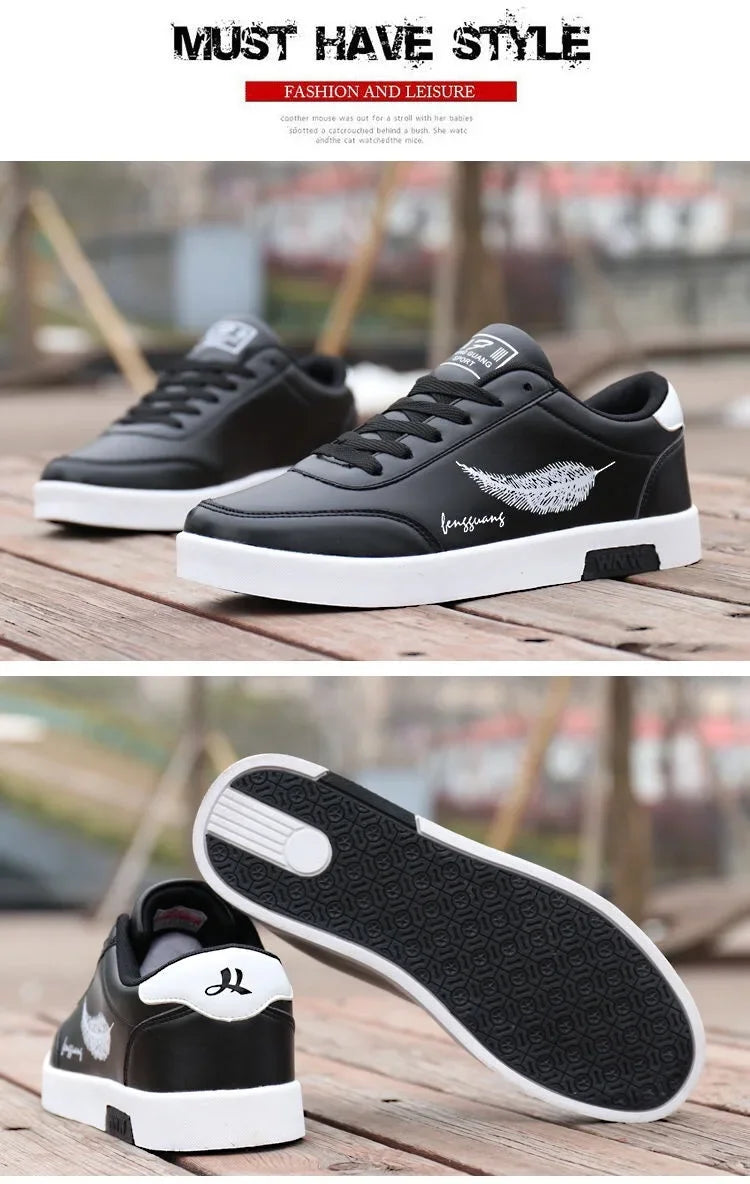Men Sneakers 2024 Summer Men's White Sports Shoes Fashion Male leather casual Shoe Zapatillas Hombre Chaussure Homme