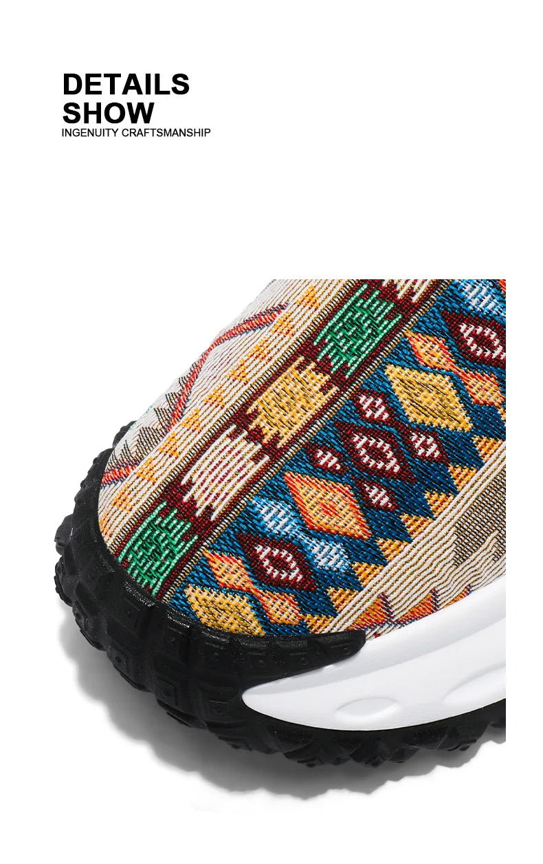 Man Plus Size  for Men 2025 Wedges Platform Sneakers Fashion Weave Hollow Ladies Loafers Slip-on Casual Shoes