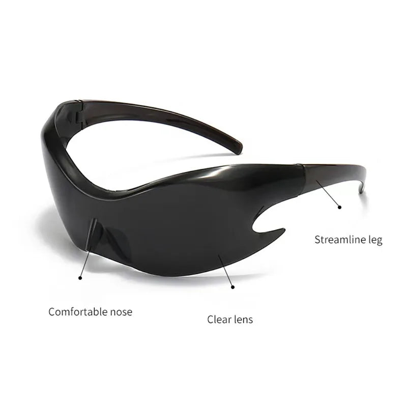 Classic Men's Vintage Sunclasses Women Joined Body Future Technology Sense Sun Glasses Men Outdoor Cycling Sports Eyewear UV400