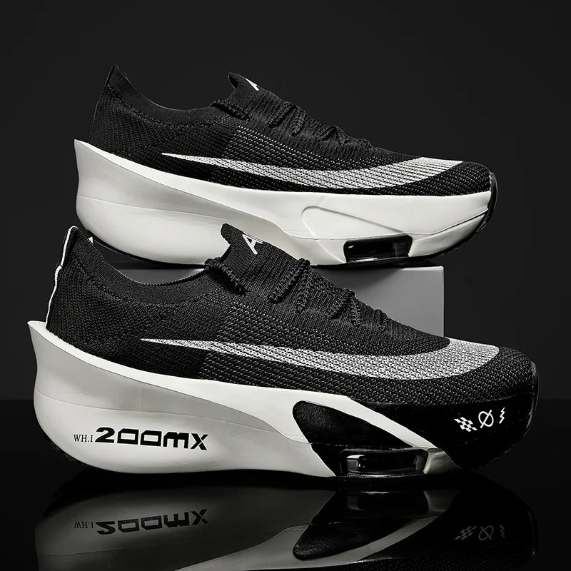 Casual Sneakers Air Cushion Running Shoes Jogging Marathon Men Sports Breathable Lightweight Comfortable Nonskid Leisure Sneaker