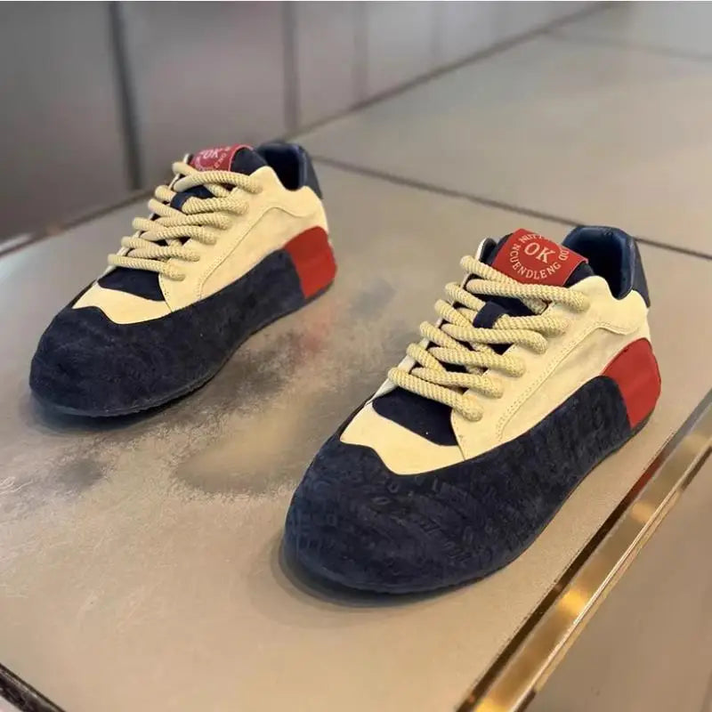 Sneakers Casual Mens Designer Cover Bottom Board Shoes Fashion Microfiber Leather Upper Increased Internal Platform Sports Shoes