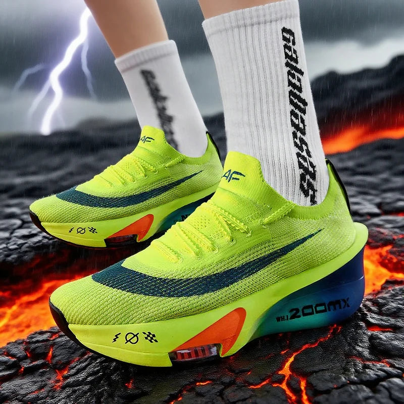 Casual Sneakers Air Cushion Running Shoes Jogging Marathon Men Sports Breathable Lightweight Comfortable Nonskid Leisure Sneaker