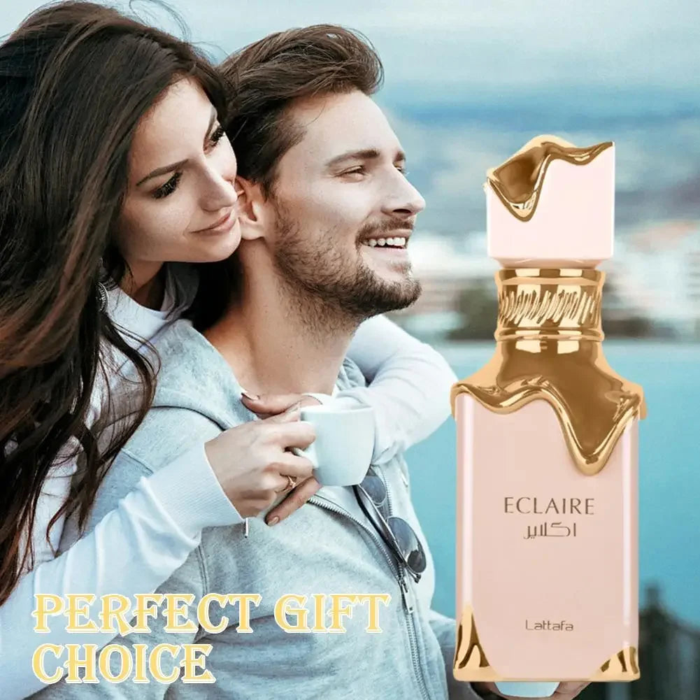 2025 New 100ML Lattafa Eclaire Eau De Parfum For Women Arabic Fragrance Sweet Vanilla Sensual Oriental Cologne Body Spray