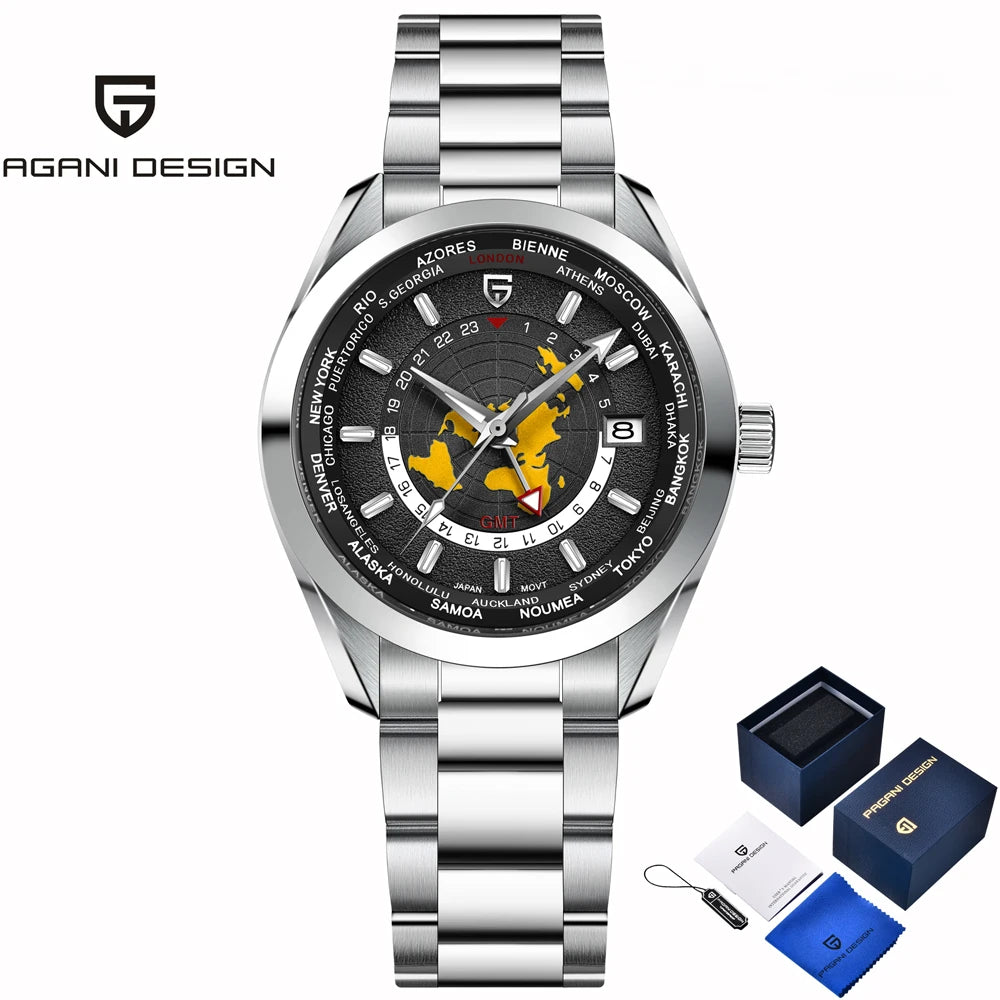 PAGANI DESIGN men's Watch 1788 Light Luxury Mechanical Watch Men's gift Box NH34A Movement Sapphire glass Waterproof Men's Watch