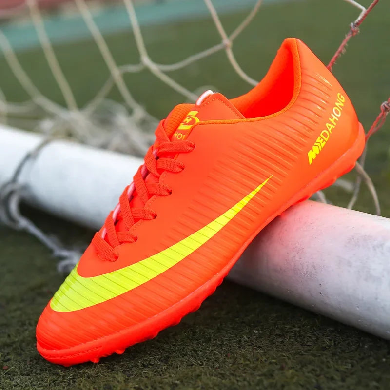 Soccer Shoes For Boys Girls Children'S Youth Broken Studs Flat Bottom For Training Sports Football Boots Cleats Shoes Low-Cut