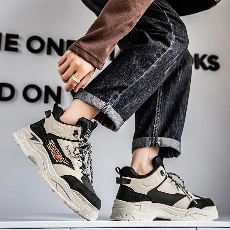 Outdoor leisure sports shoes, stylish and versatile shoes, wear-resistant and non-slip sole.