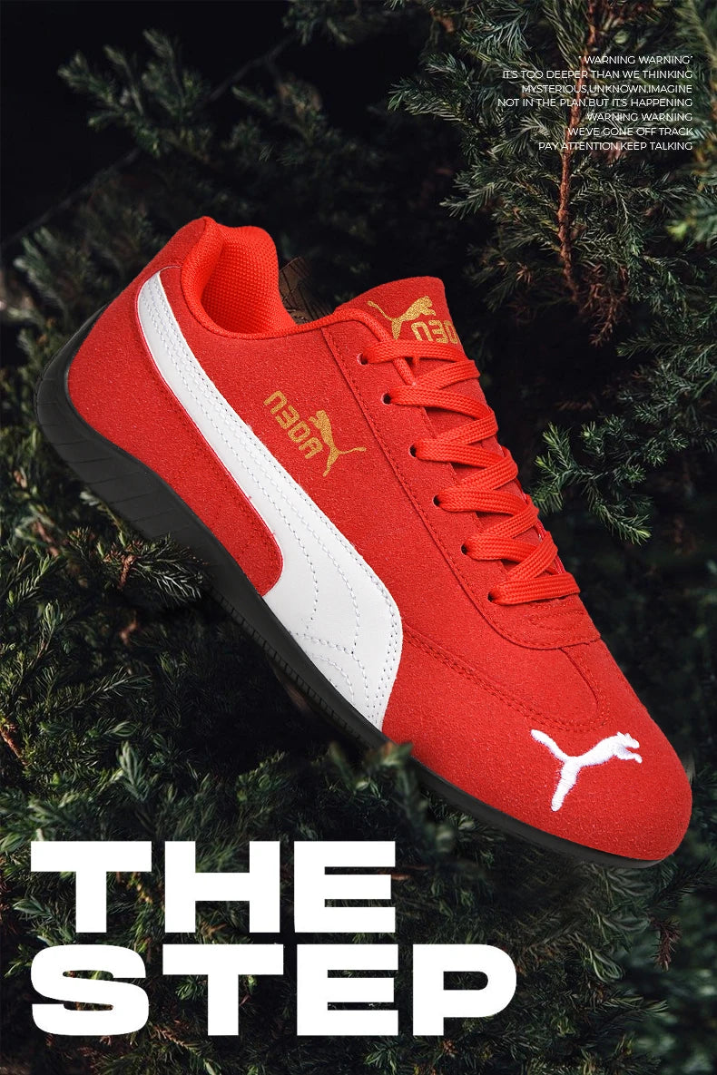 The genuine leather lightweight soft-soled Forrest Gump sneakers are fashionable and versatile low-top sports and casual shoes