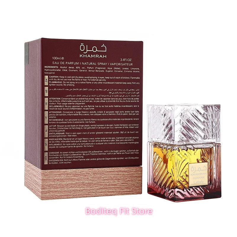 Lattafa Khamrah Qahwa 100ml Unisex Perfume For Men And Women Perfume Middle East Arab Dubai Perfume