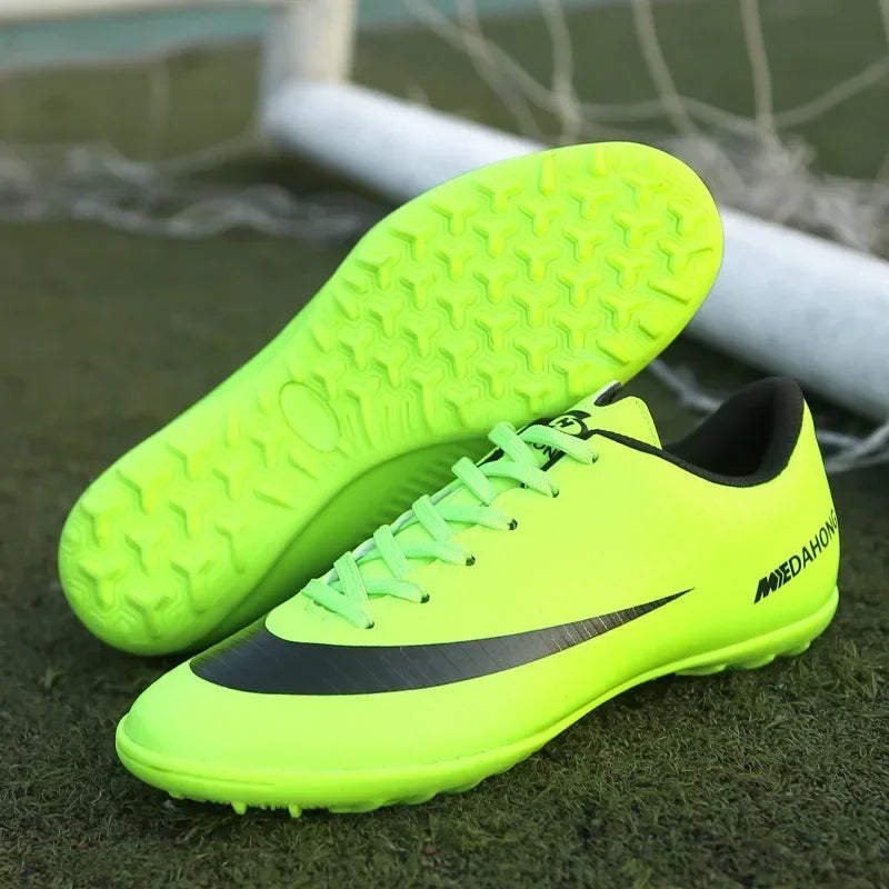 Soccer Shoes For Boys Girls Children'S Youth Broken Studs Flat Bottom For Training Sports Football Boots Cleats Shoes Low-Cut