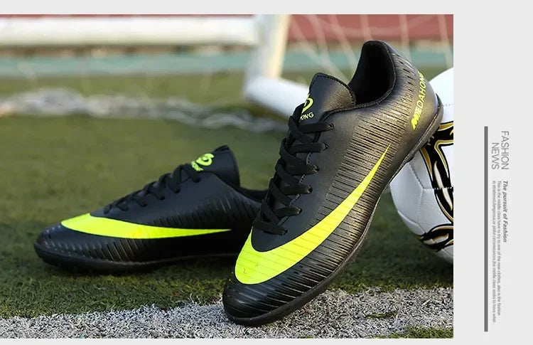 Soccer Shoes For Boys Girls Children'S Youth Broken Studs Flat Bottom For Training Sports Football Boots Cleats Shoes Low-Cut