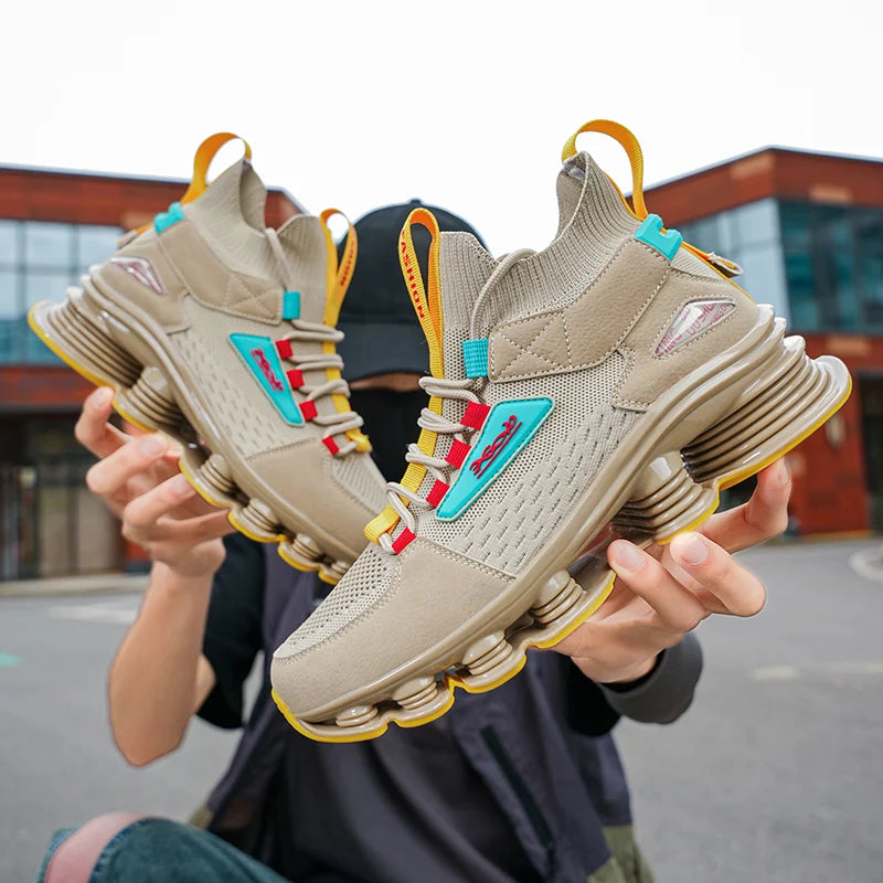 Sneakers Casual Shoes Breathable Lightweight Comfortable Walking Running Sports Shoes for Men