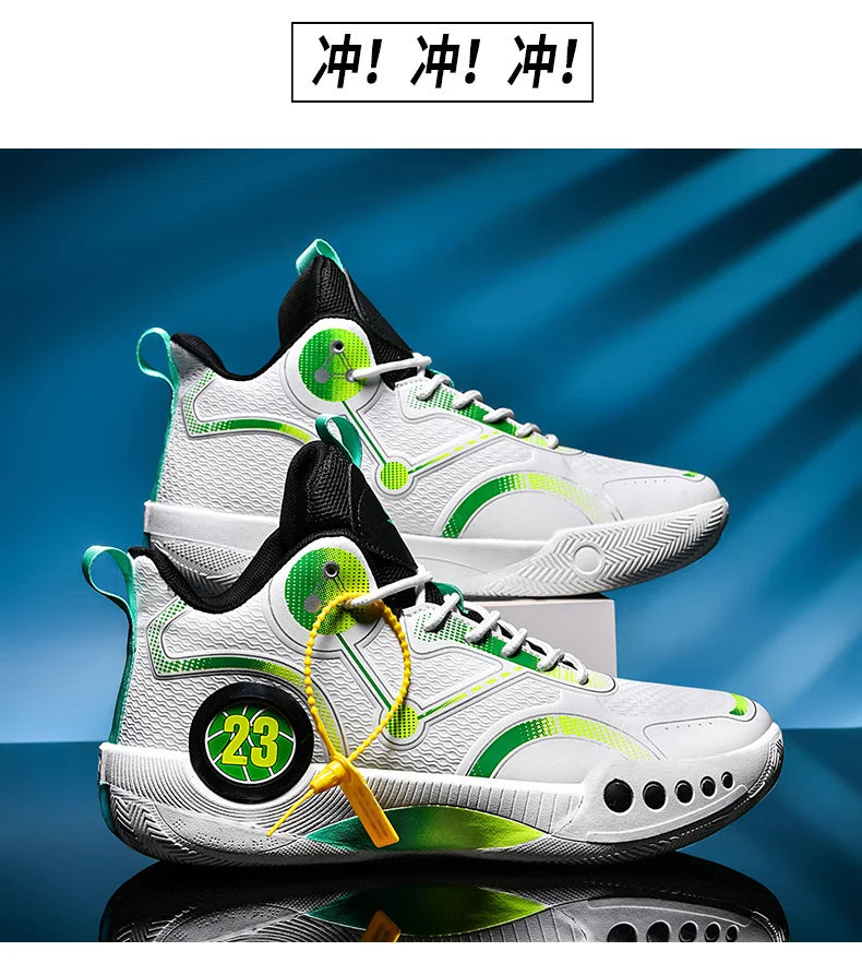 Popular Basketball Shoes Men Women Sneakers  Male Training Sports Fashion Colorful Waterproof Shoes Casual Non-Slip Couple Shoes