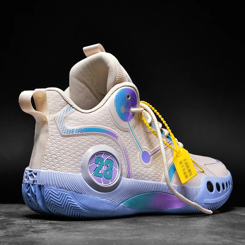 Popular Basketball Shoes Men Women Sneakers  Male Training Sports Fashion Colorful Waterproof Shoes Casual Non-Slip Couple Shoes