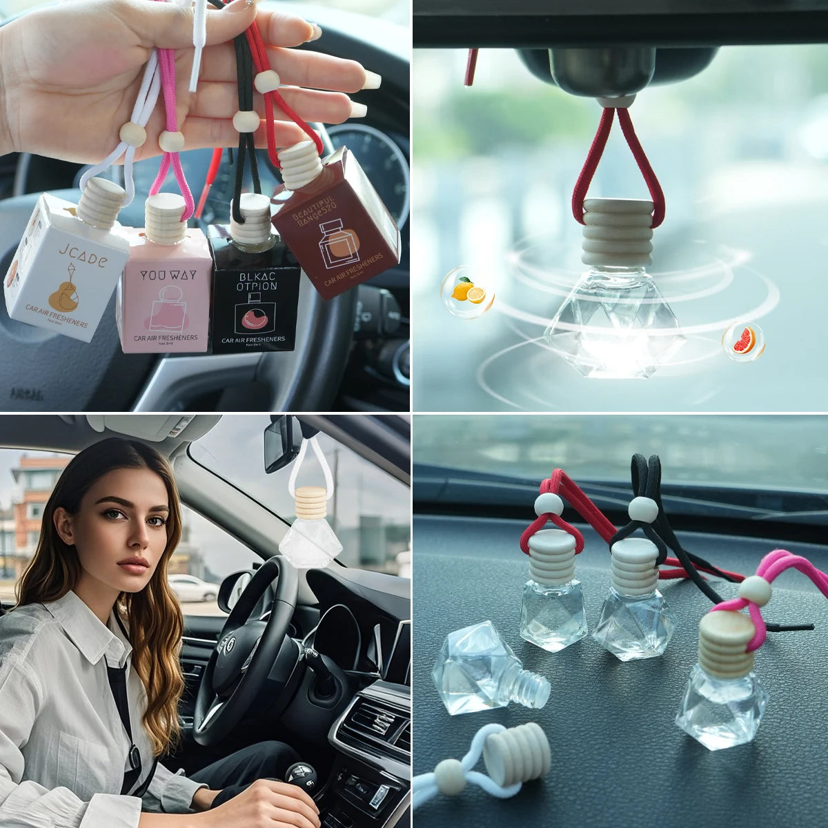 Hanging rope car perfume, car fragrance to remove odor, lasting fragrance car special fragrance