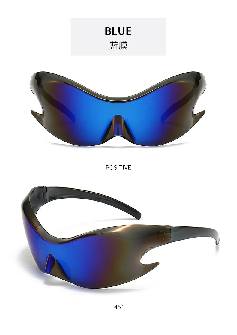 Classic Men's Vintage Sunclasses Women Joined Body Future Technology Sense Sun Glasses Men Outdoor Cycling Sports Eyewear UV400