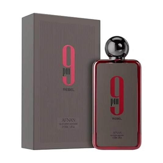 100ML Afnan 9 PM Rebel Unisex Eau De Parfum Original Arabic Perfume High Quality Brand Perfume For Men For Women Holiday Gifts