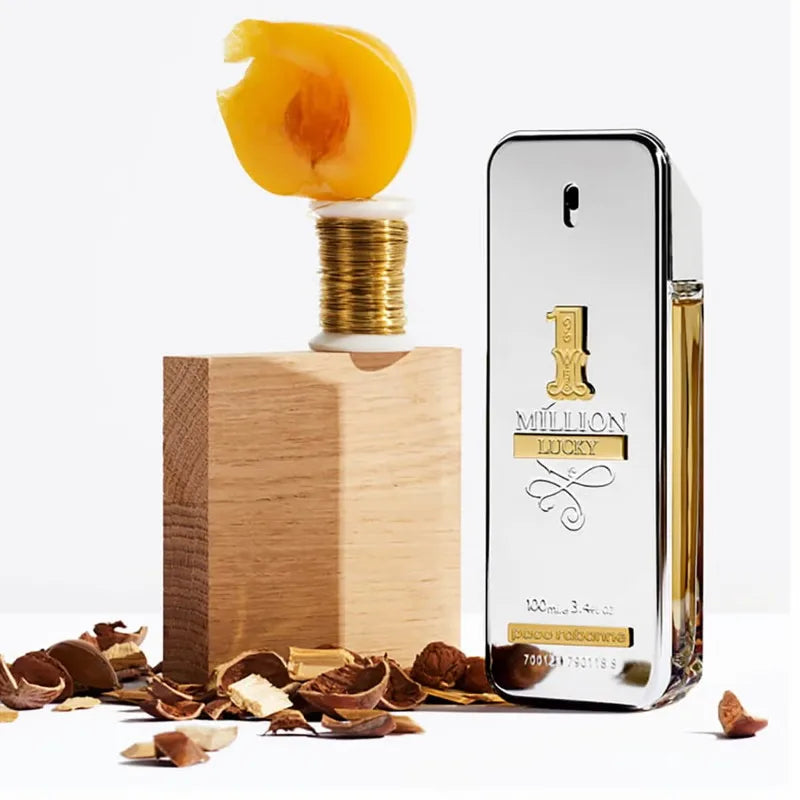 100ml Paco Rabanne Million Lucky Eau de Toilette Spray Original Perfumes Lasting Woody Fragrance Perfume Cologne Homme Makeup