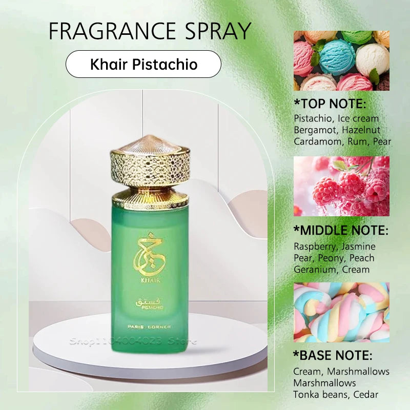 100ml Khair Confection Paris Corner Eau de Parfum Sweet Candy Scent Perfume For Men For Women Elegant Packaging Holiday Gifts