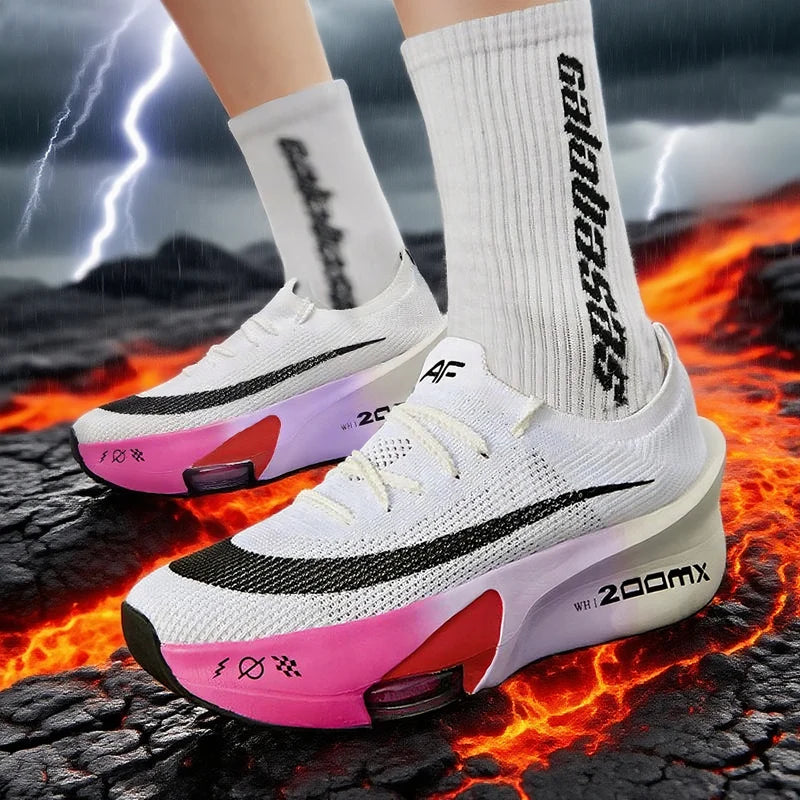Casual Sneakers Air Cushion Running Shoes Jogging Marathon Men Sports Breathable Lightweight Comfortable Nonskid Leisure Sneaker