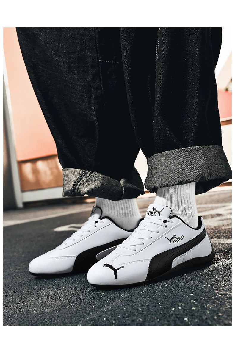 The genuine leather lightweight soft-soled Forrest Gump sneakers are fashionable and versatile low-top sports and casual shoes