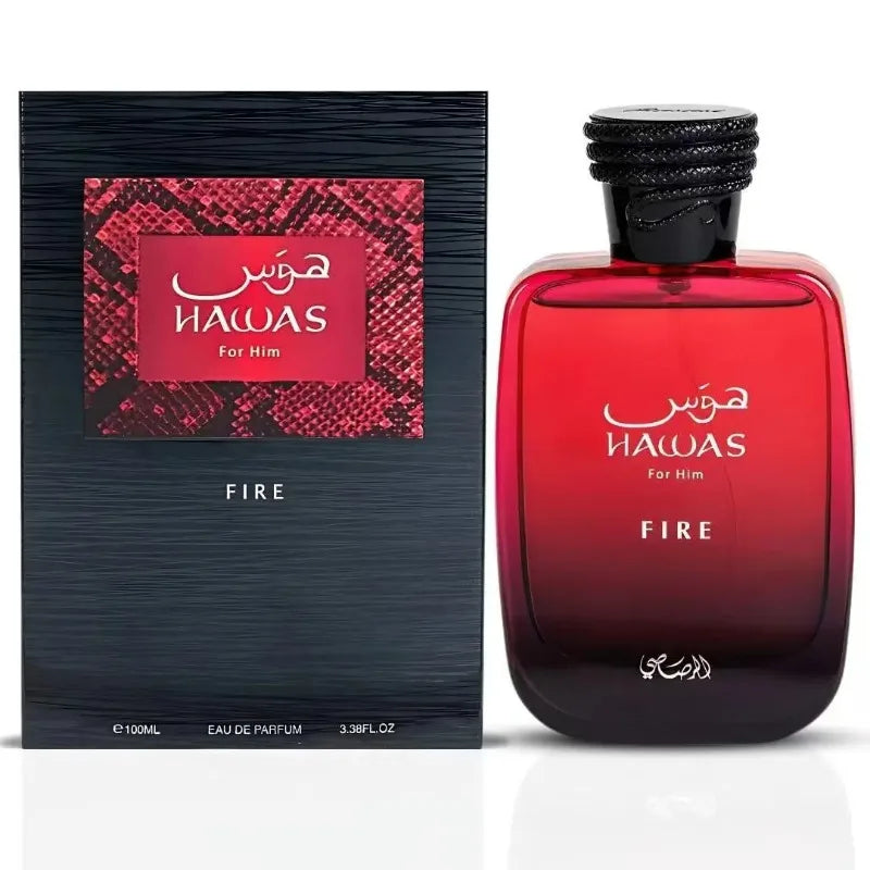 100ML Original Hawas Men Parfumes Spray Lasting Floral Elegance Premium Arabian Signature Refreshing Luxurious Masculine Present