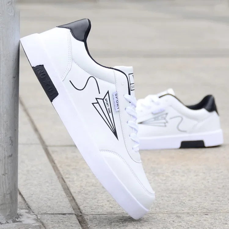 Men Sneakers 2024 Summer Men's White Sports Shoes Fashion Male leather casual Shoe Zapatillas Hombre Chaussure Homme