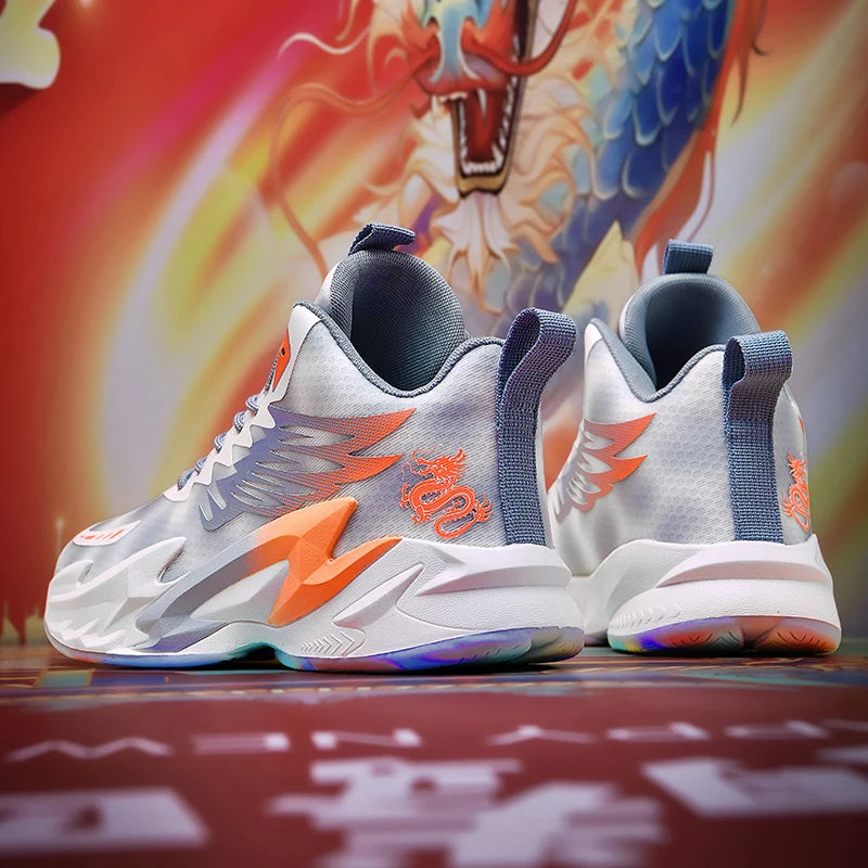 Basketball shoes youth students court sports shoes shock absorption non-slip Training Match Shoes