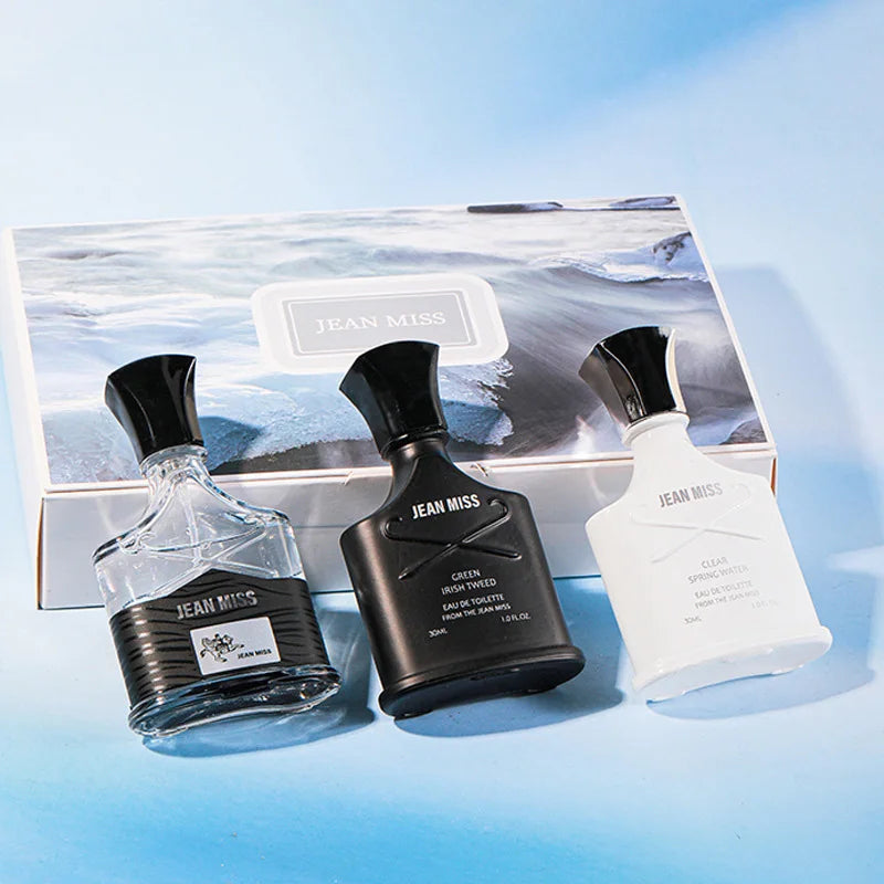 3PCS Set Perfume Gift Box Lasting Cologne Scent Perfumy Męskie Charming Man Perfumes Hombres Originales Fresh Natural 90ml Sets