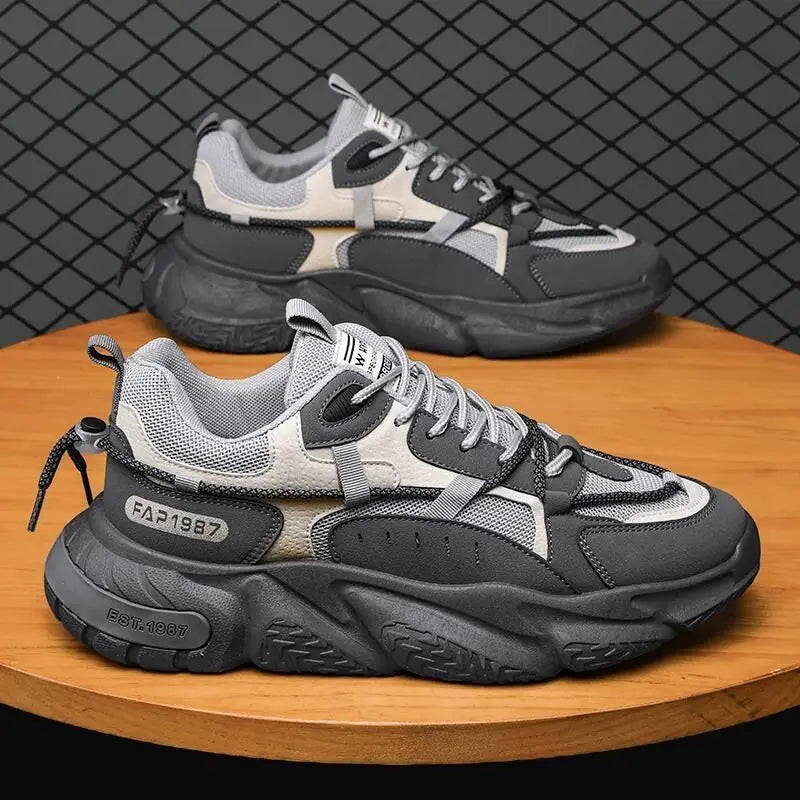 Oulylan 2025 Men's Sneakers Tennis Shoes Casual Sports Shoes for Men Spring Autumn Men Breathable Wear-resistant Running Shoes