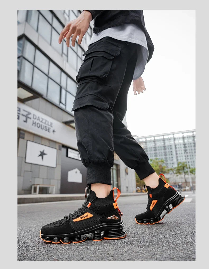 Sneakers Casual Shoes Breathable Lightweight Comfortable Walking Running Sports Shoes for Men