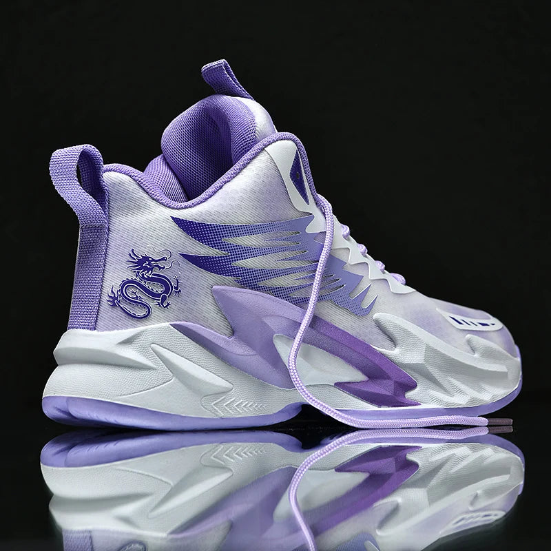 Basketball shoes youth students court sports shoes shock absorption non-slip Training Match Shoes