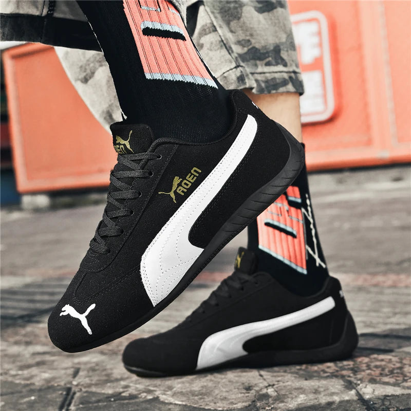 The genuine leather lightweight soft-soled Forrest Gump sneakers are fashionable and versatile low-top sports and casual shoes
