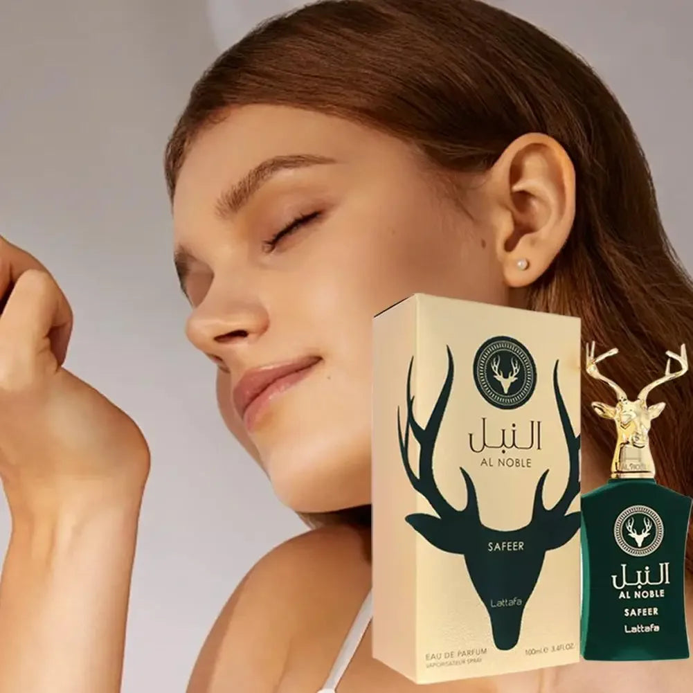 AL NOBLE SAFEER 100ml - Long Lasting Musk Deer Fragrance for Men & Women, Dubai Luxury Scent Oud  Lattafa Parfums