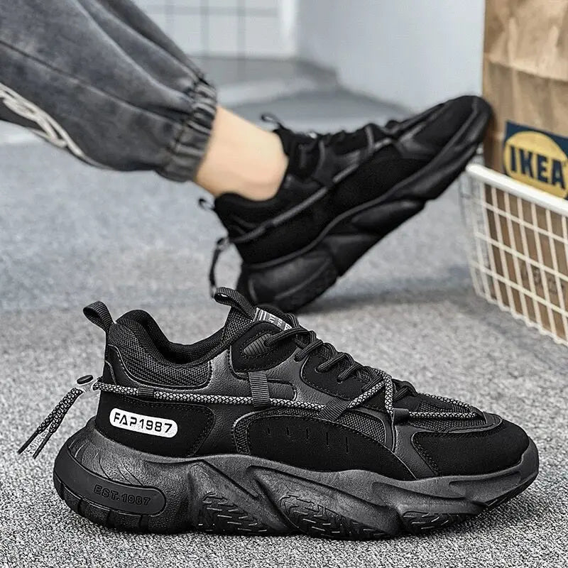 Oulylan 2025 Men's Sneakers Tennis Shoes Casual Sports Shoes for Men Spring Autumn Men Breathable Wear-resistant Running Shoes