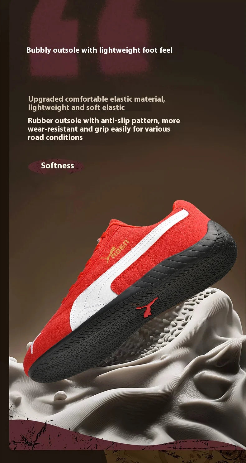 The genuine leather lightweight soft-soled Forrest Gump sneakers are fashionable and versatile low-top sports and casual shoes