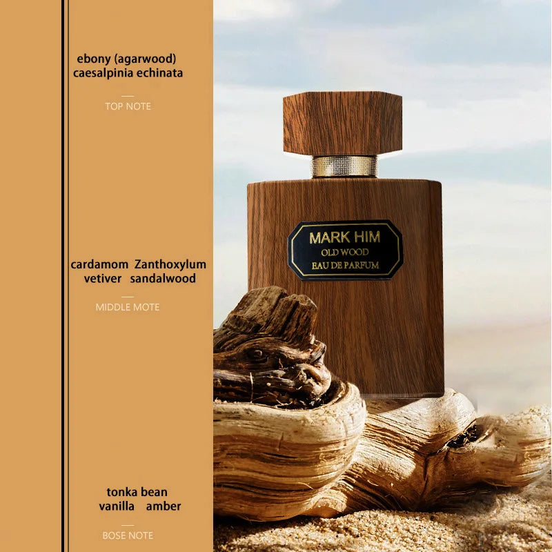 Arabian Fragrance Ebony Perfume Men's Woody Tone Lasting Fragrance Noble Mature Glory Love Amber Men's Dubai Arabian Perfume