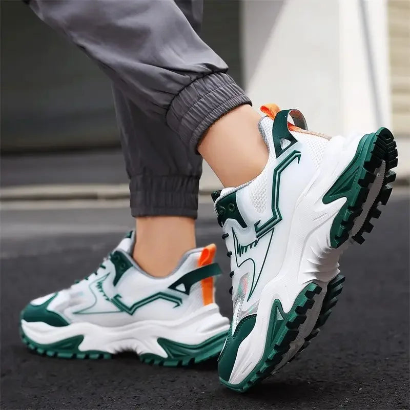 Men Sneakers Breathable Running Shoes 2025 Men Comfortable Black Casual Sneakers Outdoor Fashion Casual Shoes Zapatos De Mujer