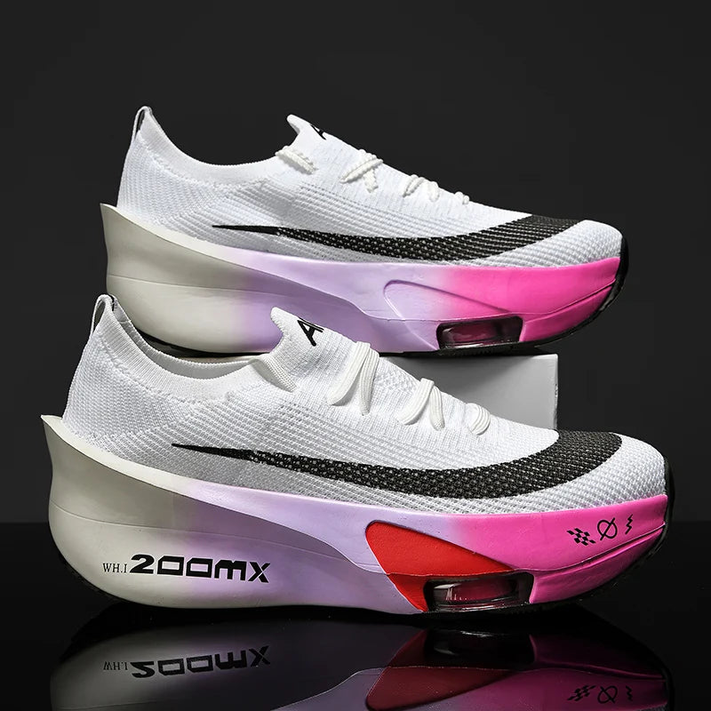 Casual Sneakers Air Cushion Running Shoes Jogging Marathon Men Sports Breathable Lightweight Comfortable Nonskid Leisure Sneaker