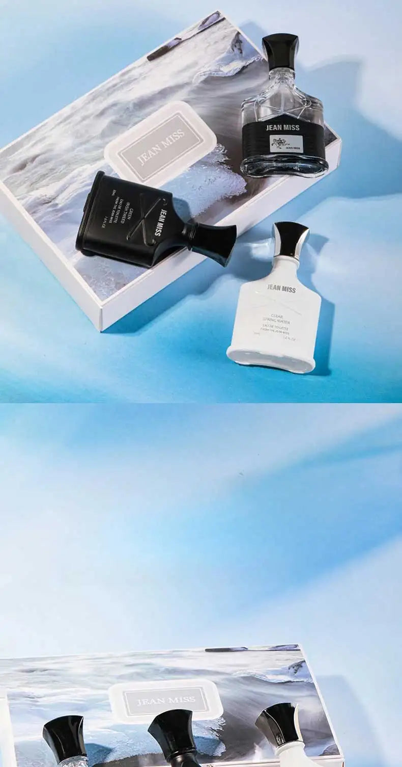3PCS Set Perfume Gift Box Lasting Cologne Scent Perfumy Męskie Charming Man Perfumes Hombres Originales Fresh Natural 90ml Sets