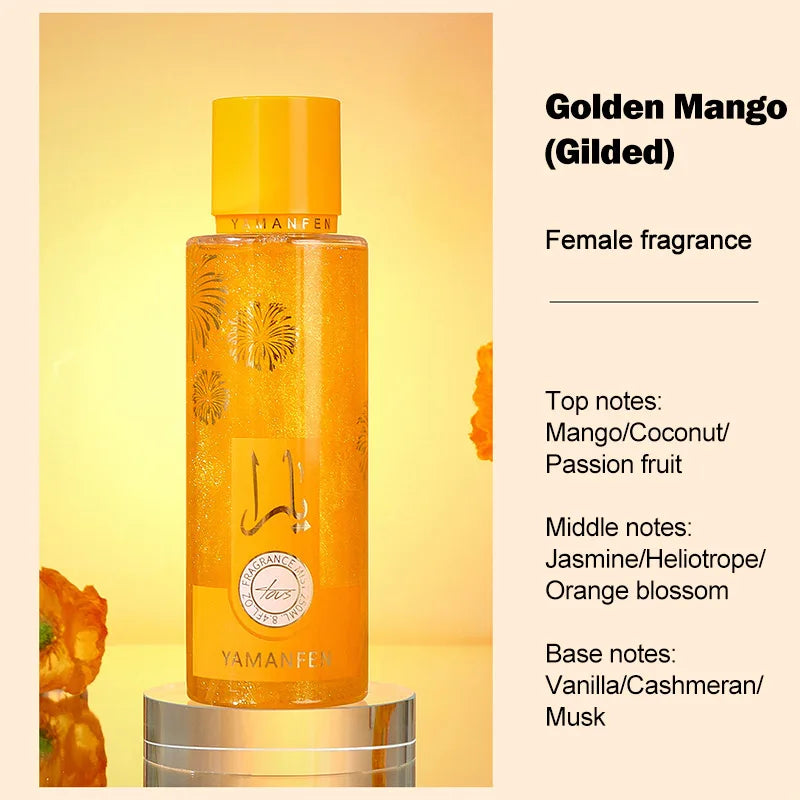 Women Quicksand Perfume Spray Rose Fragrance Last Fragrance 250ml Gilded Body Spray Fragrance Body Fruity Deodorant Crush Scent