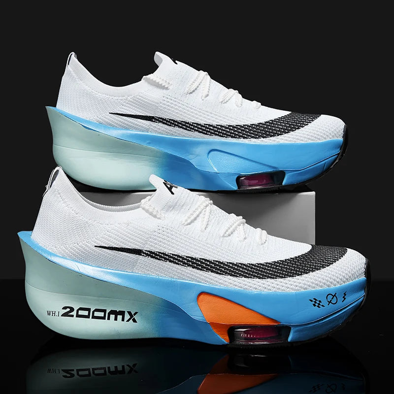 Casual Sneakers Air Cushion Running Shoes Jogging Marathon Men Sports Breathable Lightweight Comfortable Nonskid Leisure Sneaker
