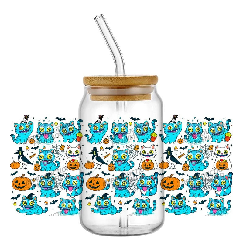 30 Style of Kpop Boy Band Design 3D UV DTF 16oz Cup Wraps Demon Inspired Hunter Girl Anime Fan 3D Transfers Stickers