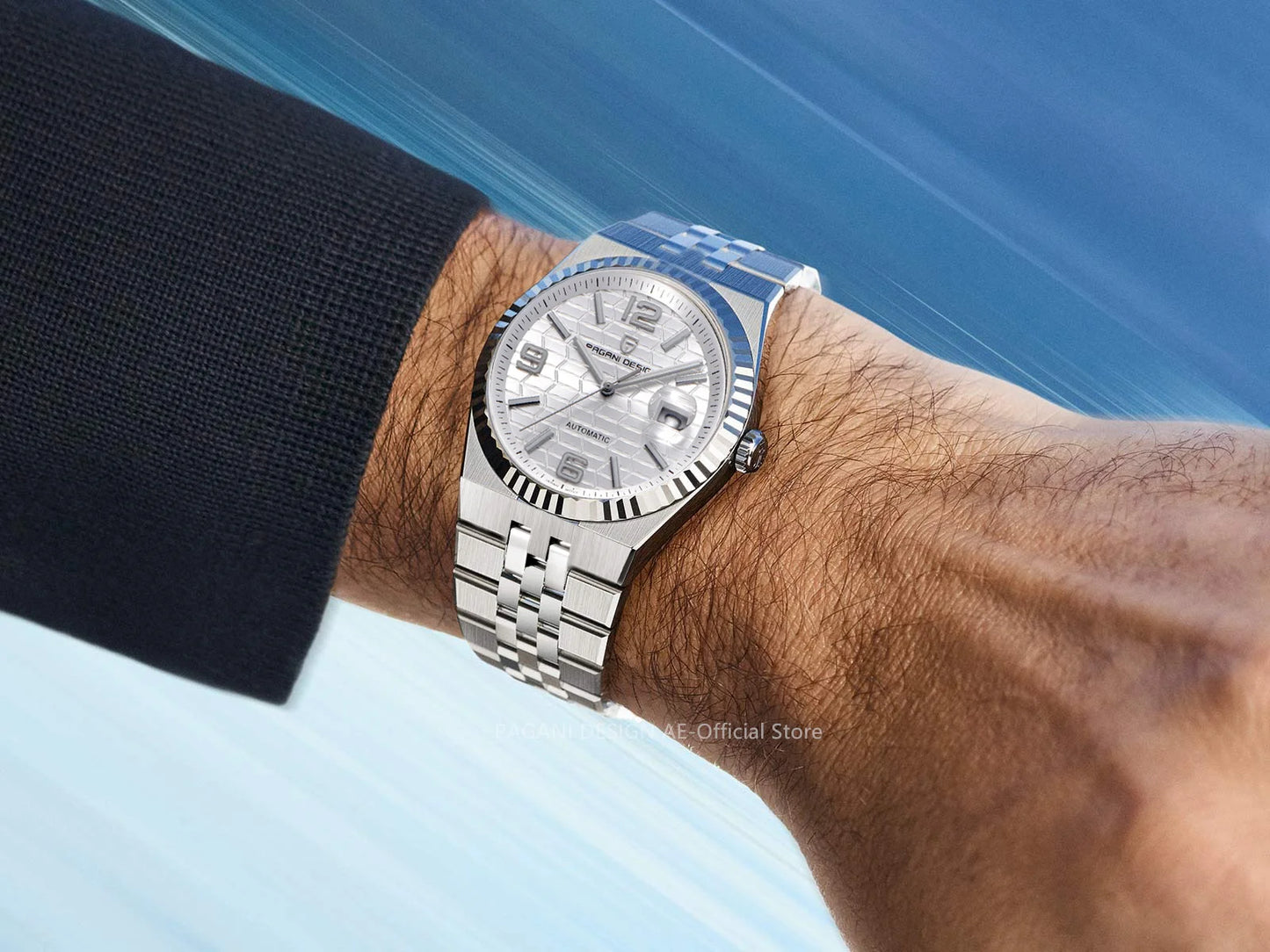 PAGANI DESIGN 3D Rhombus Dial Watches Luxury Automatic Watch Men Stainless steel Mechanical Wristwatch For Gift Box 2025 New