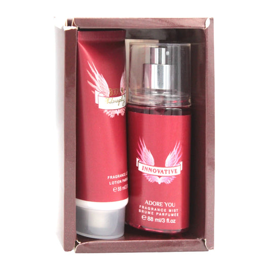 [GDL] Innovative 88ml Perfume Set with Body Lotion Adore You & RB02-10 Spray Gift Kit