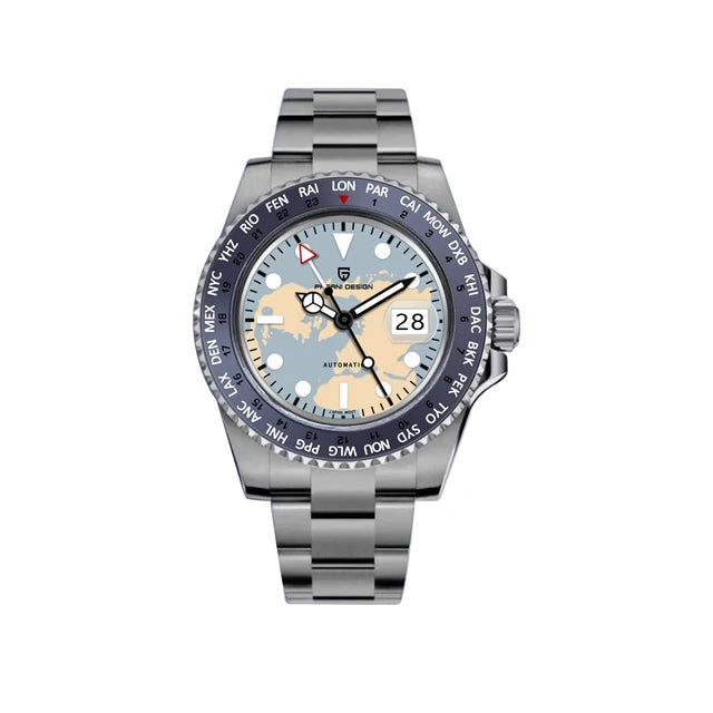 PAGANI DESIGN V4 40MM GMT NH34 Luxury Men's Watches Top Fashion Automatic Mechanical Watches for Men Sapphire Waterproof Clock